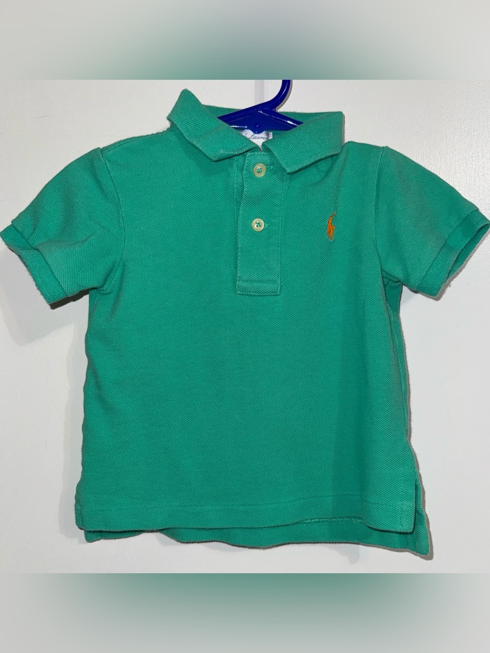 Ralph Lauren Green Polo Shirt size 12 months